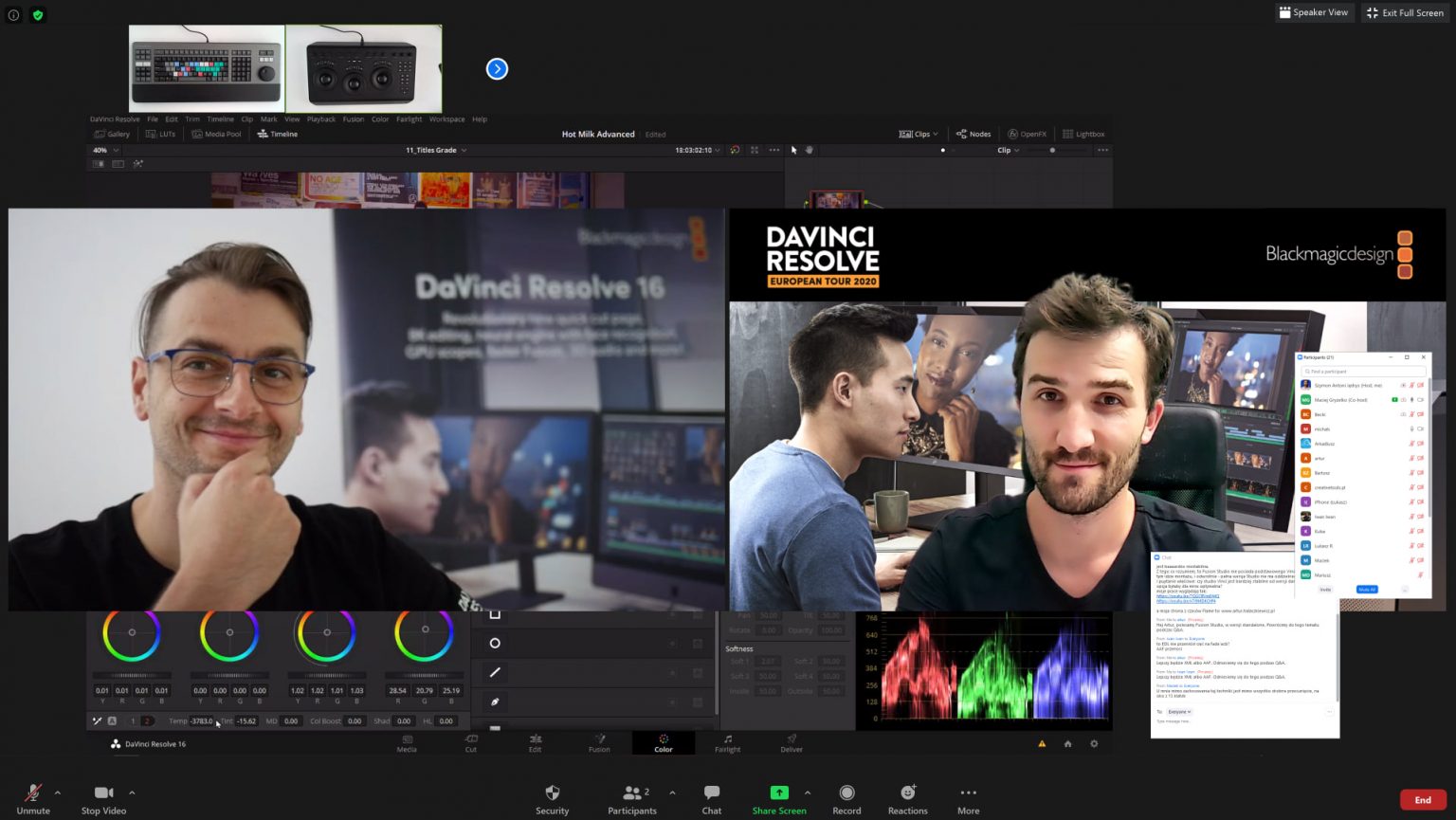 Blackmagic DaVinci Resolve European Tour 2020