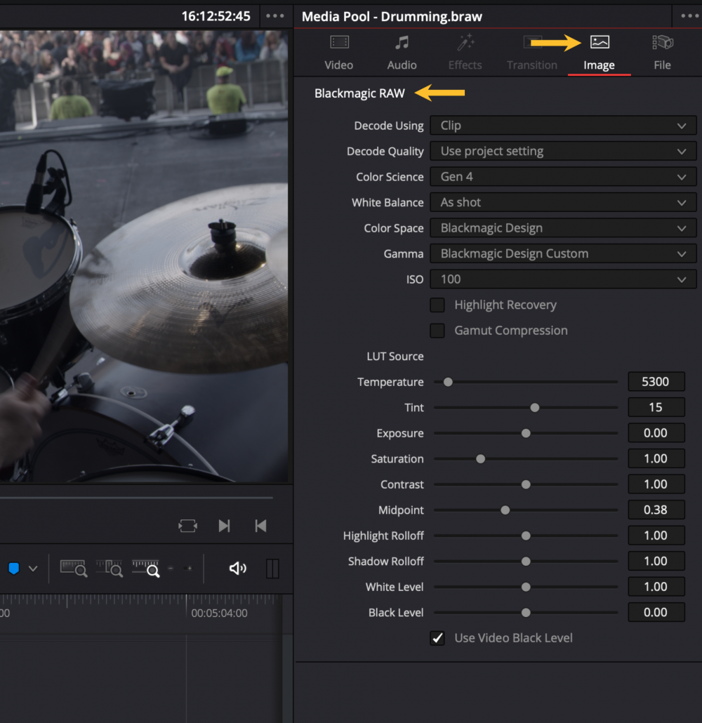 Nowy Inspector DaVinci Resolve 17