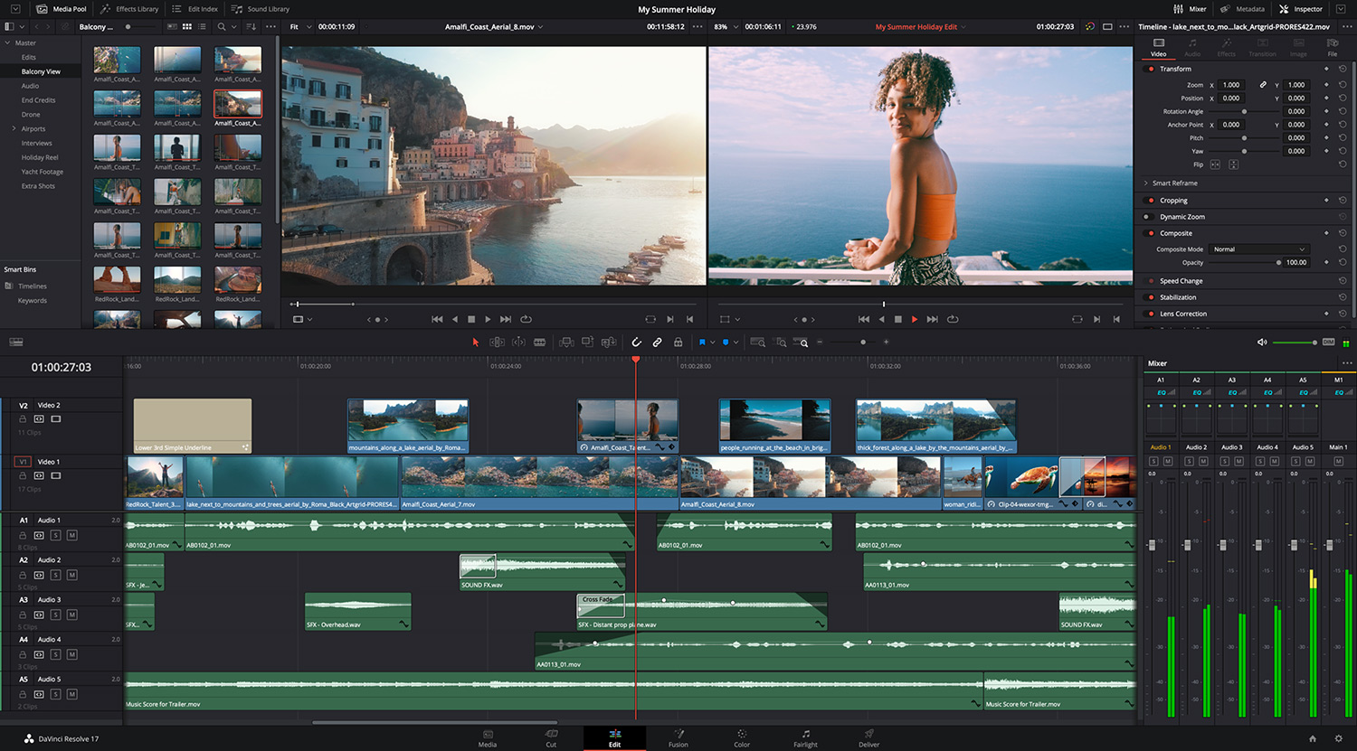 Konsultacje indywidualne i szkolenia online z DaVinci Resolve