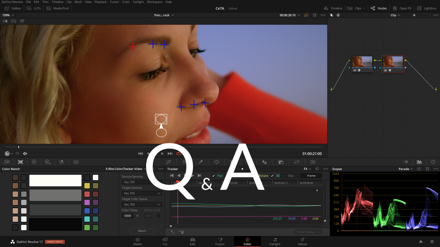 Q&A Webinar &bdquo;Retusz materiału filmowego w DaVinci Resolve 17&rdquo;